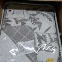 Lush Decor Aprile Reversible Floral Quilt King Size 3 Piece Set King, Yellow & Gray - Bedding Set - Floral Quilt - Cottage Bedroom Dcor