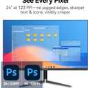 CUNPU 24 Inch 1440P Monitor,QHD 100Hz IPS Monitor, 99% sRGB Color Gamut,16.7 Million Color, Adaptive Sync, Slim Frame, HDMI/DP, VESA Mountable, for Gaming and Office