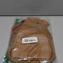 Versatile Belt Bag - Convertible Sling Backpack to Waist Pack, Waterproof Faux Leather Tote for Hiking, Shopping & Airport - Khaki (One Size)