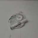 YISSVIC Electric Fly Swatter Foldable Bug Zapper Racket 2 in 1 Mosquito Killer with Purple Attractant Light Rechargeable 1800mAh for Indoor Home Backyard Patio Camping (White)