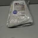 MIULEE 100% Blackout Linen Curtains for Bedroom, Ivory Solid Luxury Decor Thermal Insulation Room Darkening Drapes for Living Room Nursery Back Tab Rod Pocket 42 x 84 Inches, 2 Panels