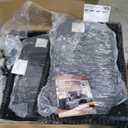 Vesgantti 109" U Shaped Cloud Sectional Sofa, Comfy Corduroy Upholstered Sectional Modular Sofas for Living Room, Modern Modular Couch with 2 Ottoman Deep Seat, Dark Grey