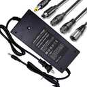 42V 2A (5 Plugs) Charger for Jetson Voyage Razor Swagtron Bird Gotrax Ninebot Segway Hiboy 36V 10S Lithium-ion Battery Converter Interfaces 3 Prong (8mm/12mm) DC (5.5 * 2.5/2.1mm) 8mm RCA/3-Pin XLR