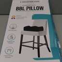 CrestHome Lightweight BBL Pillow After Surgery to Heal Faster & Protect Shape BBL Recovery Memory Foam Cushion with 250lbs Support, Velvet Cover & Non-Slip Bottom for Ultimate Comfort & Stability