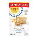 Simple Mills Almond Flour Crackers, Family Size, Fine Ground Sea Salt - Gluten Free, Vegan, Healthy Snacks, 7 Ounce (Pack of 1) (EXP 11/26/26)