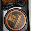 Coffee Mug Warmer, Cup Warmer for Desk with Auto Shut Off Smart Temperature Settings, Electric Beverage Tea Water Milk Heater for All Cups and Mugs, Heating Plate Candle Wax Warmer (Dark Black)