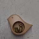 Shopkeepers Bell for Door Opening Magnetic Wood Doorbell with Brass Bell Door Chime for Entrance, Wall, Store, Wardrobe, Fridge (Beech)