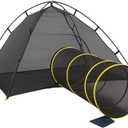 Product Image Outback Jack Outdoor Cat Enclosures for Indoor Cats (Portable Cat Tent, Outdoor Cat Tent, Cat Tunnel, and Playhouse) Play Tents for Cats, Outside Enclosure (Kitty Compound Play House)