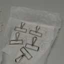 10 Pcs 2 Inch Silver D Ring Swivel Lobster Claw Clasps Push Gate Snap Hooks Trigger Clips for Purse Keychain Strap Making