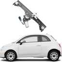 Dasbecan Front Right Passenger Side Window Regulator Assembly w/Motor Compatible with Fiat 500 2012-2019 1.4L Replaces 751-649 68070266AC 68070266AD 68070266AE