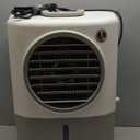 Portable Swamp Coolers - 1300 CFM MC18M Evaporative Air Cooler with 2-Speed Fan, 53.4 dB - 500 sq. ft. Coverage Evaporative Air Cooler Portable High Velocity Outdoor Cooling Fan by Hessaire - White