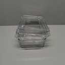 2 Tier Clear Organizer with Dividers for Cabinet, Shlef, Counter - MultiUse Slide-Out Storage Container - Kitchen, Pantry, Medicine Cupboard Bins, Bathroom, Vanity Makeup, Under Sink Organizing (8" W - 1 Set)