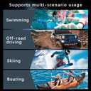 Ezanmull for iPhone Air Waterproof Case, with Built-in Screen Protector Dustproof Shockproof [Compatible with MagSafe] Full Body Underwater Protective Phone Cover for iPhone Air 6.5" (Black)