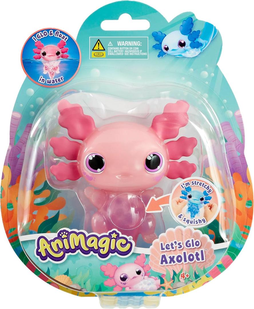 Let's Glo Axolotl , Pink