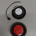 Buyers 5622514 2-1/2" Round 1 Led Red Marker Light W/Grommet & Plug - Lot of 6