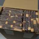 Tanlade 16 Pcs Acacia Wood Cutting Board with Handle Chopping Boards Decorative Charcuterie Platter Pizza Bread Cheese Fruit Serving Tray for Kitchen Counter Table Christmas Decorate(12 x 6 Inch)