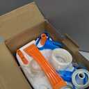 CUSZOY Electric Balloon Pump 600W, Fast Balloon Blower with 6 Balloon Arch Kits, Dual Nozzle & 2 Modes, Portable Air Pump for Balloon Decor for Party, Wedding, Birthday - Professional Balloon Pump