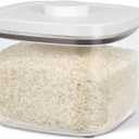 TBMax Flour Storage Container -10 Lbs / 5.28 Qt Rice Container with Pop Up Lid & Measuring Scoop for Flour, Cereal, Dry Food Storage and Kitchen Pantry Organization