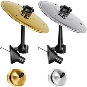 Car Cymbal, Car Cymbal Air Vent, Mini Drum Crash Cymbal for Vent, Universal Fit for All Vehicles, Keep You Entertained while Driving