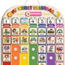 Wooden Weekly Calendar for Kids, Kids Weekly Planner, Large Week's Routine for Toddler, Daily Weekly Routine for Boys Girls Age 3+ (02)