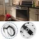 1pc Burner Control Knob Gas Stove Knob WPW10180180 Compatible with Whirlpool Compatible with Maytag