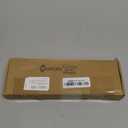 Nuanchu 4 Pcs 10 Inch Christmas Tree Taper Candles Green Long Tapered 3D Candlesticks Unscented, Smokeless, Dripless for Birthday Dinner Wedding Party Home Decor