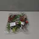 8 Pcs Artificial Christmas Floral Picks, Faux Pine Sprays with Red Berries, Holly Leaves & Pinecones, Greenery for DIY Crafts, Garland, Wreath, Xmas Tree Decor