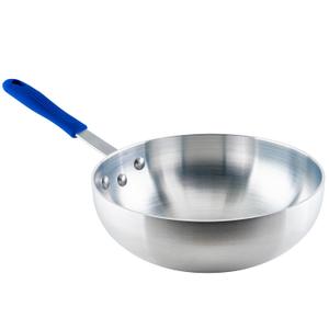 Winco Aluminum Stir Fry Pan, 11-Inch,Silver