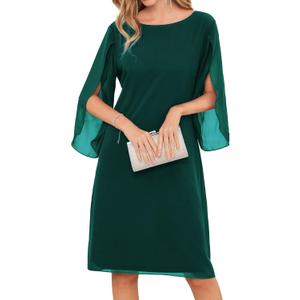 GRACE KARIN Summer Dresses for Women Formal Cocktail Dress Dark Green 14