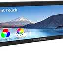 8.8 Inch Mini Touchscreen Stretched Bar Monitor 1920 * 480, Metal Shell IPS Portable Touch Display, HDMI, USB-C, Small Screen for Raspberry Pi Laptop Aida64 GPU CPU RAM Monitoring PC Case