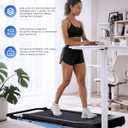 Superun Walking Pad with 6% Incline, 2.5HP Treadmill, 0.6-3.8 MPH, 300 lbs