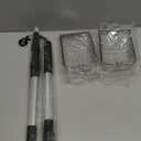 2 Pcs Shark Tooth Sand Sifter, Shell Scooper for Beach, Shovel and Shelling Tools with Retractable Long Handle for Picking Up Shells, Shark Tooth Sifter Dipper for Adult,White Elephant Gifts