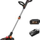 WORX 3 in 1 Cordless String Trimmer/Lawn Edger/Mini Mower, 13" Electric Weed Wacker with Command Feed, 20V Weed Eater with Brushless Motor, 4.0 Ah Battery & Charger Included, WG173