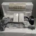 23" Bedside Lamps Set of 2, Farmhouse 3-Way Dimmable Touch Lamps for Nightstand, Built-in Night Light Bedside Table Lamp with USB A+C Ports, Black Table Lamp, LED Bulbs Included