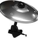 Tuxihapp Car Cymbal for Air Vent - Clip-On Mini Drum Crash Cymbal Car Symbol Drum Air Vent for Music Lovers & Drummers - Vehicle Dashboard Decoration Funny Presents (Silver)