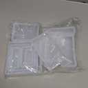 RESINWORLD Upgraded 10 Sizes Epoxy Resin Molds Silicone Kit, Square Rectangle Silicone Molds for Resin, Soap, Candles, Specimen, Dried Flower