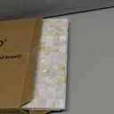 KASARO Peel and Stick Backsplash Shell Tiles, Mother of Pearl Mosaic Self Adhesive Tiles for Kitchen Wall Bathroom Bedroom Decor, Natural, 10-Sheet