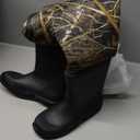 HISEA Kids Chest Waders for Toddler & Children, Youth Neoprene Waterproof Hunting Fishing Wader with Insulated Boots Boy Girl (6/7 Little Kid, Next Camo Evo(s) - Green)