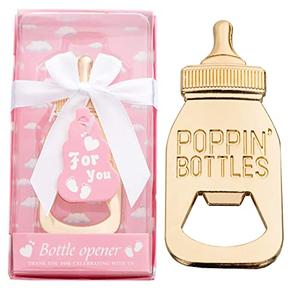 24 Packs Poppin Bottle Openers for Baby Shower Favors,Gifts,Decorations and Souvenirs (pink, 24)