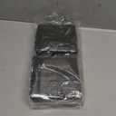 200 Pack Cocktail Napkin 2-Ply Scalloped Edged Dessert Napkins Folded 5 x 5 Inches Disposable Napkins for Dinner Wedding Birthday Party Bridal Anniversary Reception Event (Black)