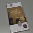 108 LED Sparkly Fairy Tree Lamp, Warm White, Remote Control, USB/Battery, 8 Modes, DIY Bonsai Decor, Festival Decoration Light