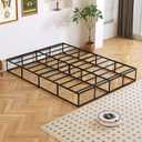 Arhomefurni 10 Inch High Profile King Box Spring, Heavy Duty Metal Frame Mattress Foundation with Fabric Cover, Easy Assembly, Noise-Free (10 Inch, King)