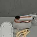 Professional Garment Steamer for Clothes 2 in 1, High Steam Volume 20g/min for Powerful Wrinkle Removal, Leak Proof, 120v, 1000w (White Premium)