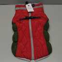 FUAMEY Dog Coat for Small Dogs,Waterproof Dog Winter Jacket with Harness Built in Puppy Cold Weather Coats Reflective Pet Vest with Zipper Warm Fleece Dogs Snowsuit Windproof Brown, M