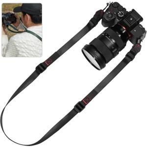 Camera Strap Compatible for Peak Design Quick Release - Adjustable Length 198 lbs Load Capacity Quick Installation Durable 0.78 Inch Wide for DSLR Mirrorless & Travel Photography Black