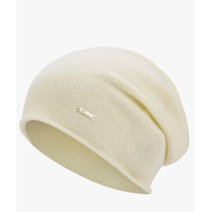 100% Wool Slouchy Beanie, Warm Beanie Hats for Women Breathable Knitting Skull Beanies Cap for Spring Fall Winter