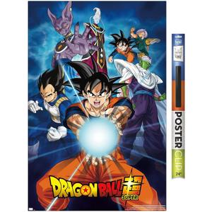 Trends International Dragon Ball Super - Groups Wall Poster, 22.375" x 34", Poster & Clip Bundle