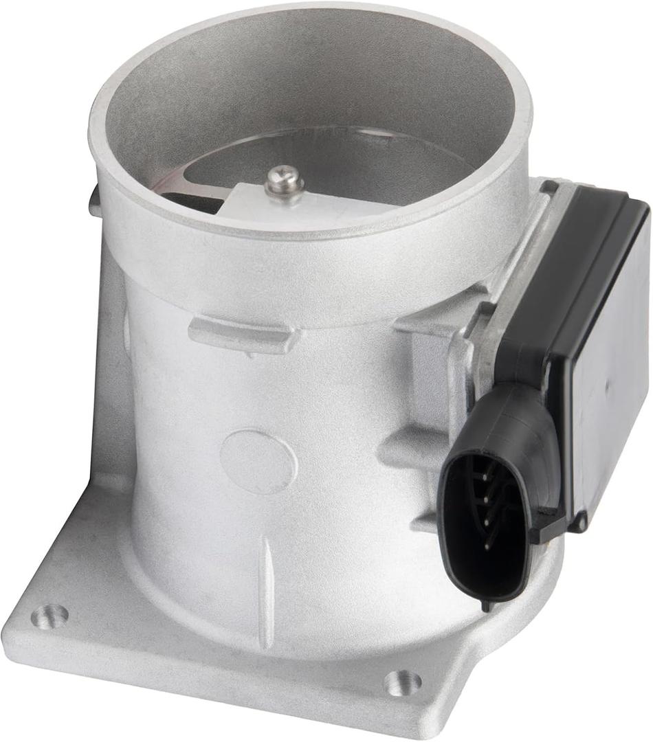 Mass Air Flow Sensor Compatible 1999-1999 for Ford E-350 Super Duty 1998-1998 for Ford Econoline Super Duty, Direct Replacement MAF Sensor F4UZ12B579A F5UF12B579AA