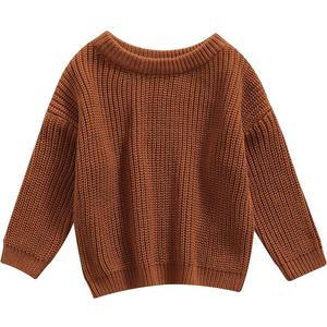 Baby Girl Boy Knit Sweater Blouse Pullover Sweatshirt Warm Crewneck Long Sleeve Tops for Infant Toddler, (2-3T)