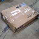 Feandrea Modern Dog Crate Furniture with Charging Station, Medium Kennel Indoor with Flip-up Hidden Acrylic Door, for Small and Medium Dogs up to 45 lb, Pet Side End Table Cage, Heather Greige